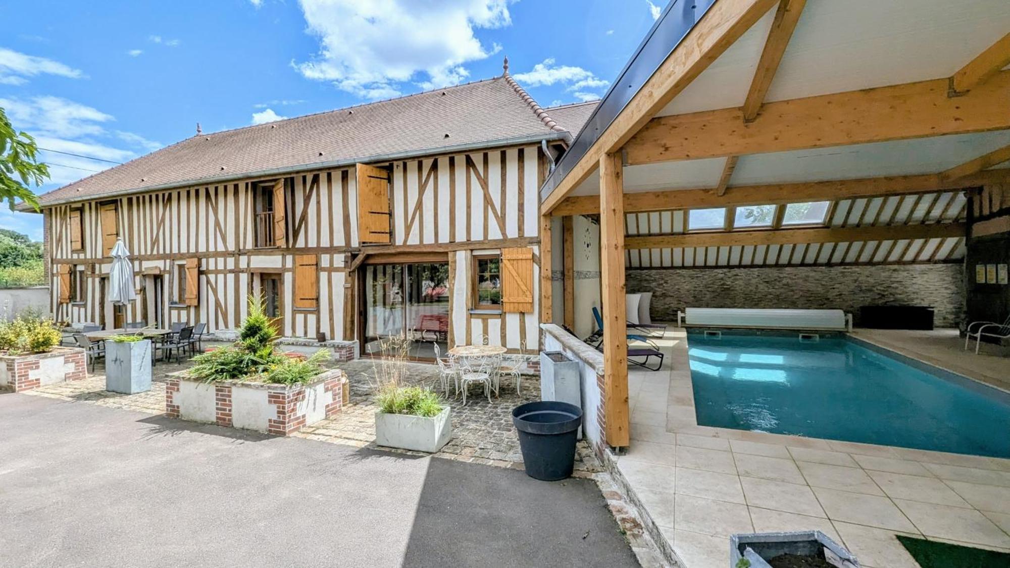 Maison Calme 14 Personnes, Piscine, Jardin Et Parking Buchères Eksteriør billede