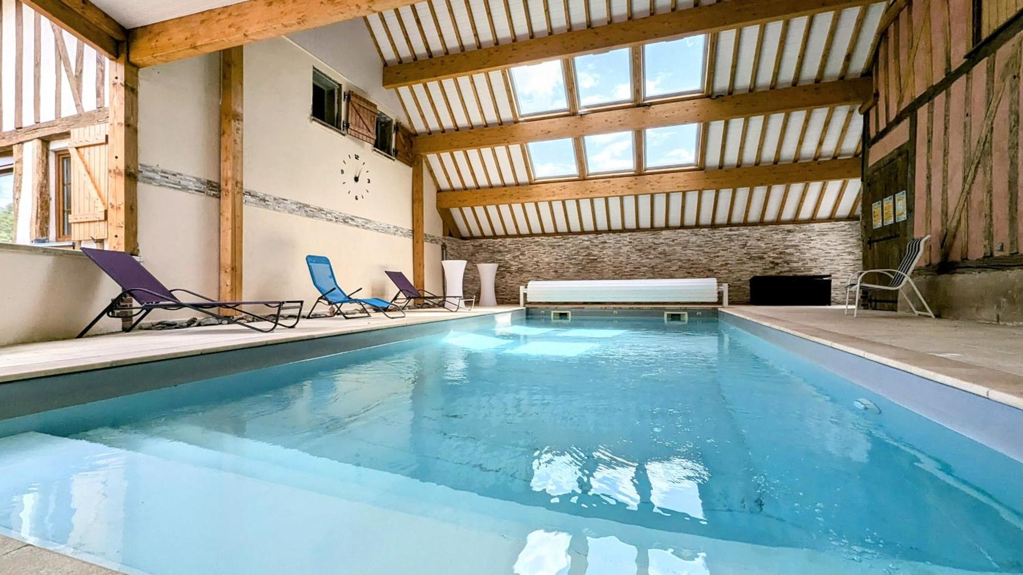 Maison Calme 14 Personnes, Piscine, Jardin Et Parking Buchères Eksteriør billede